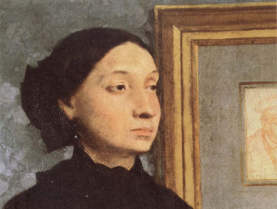 Edgar Degas Detail of The Bellini